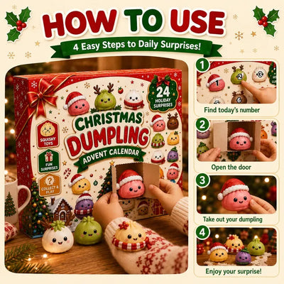 Christmas Advent Calendar- Dumpling Squishy Edition